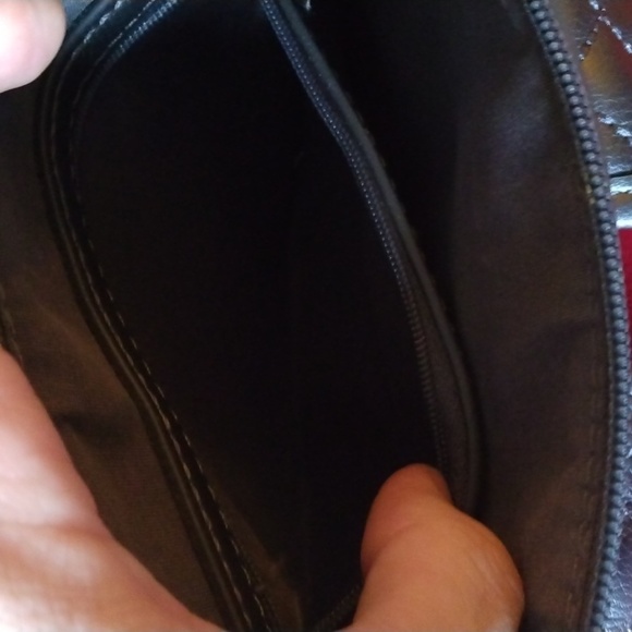 Chaps gunmetal shoulder bag - Picture 4 of 5